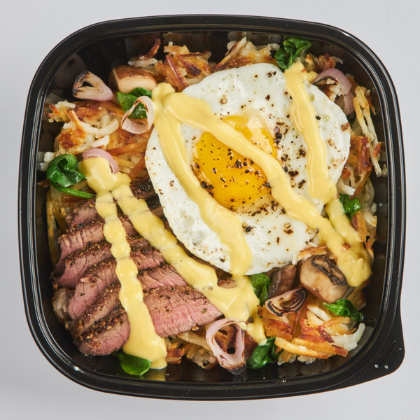 Chophouse Breakfast Bowl Recipe with Hollandaise